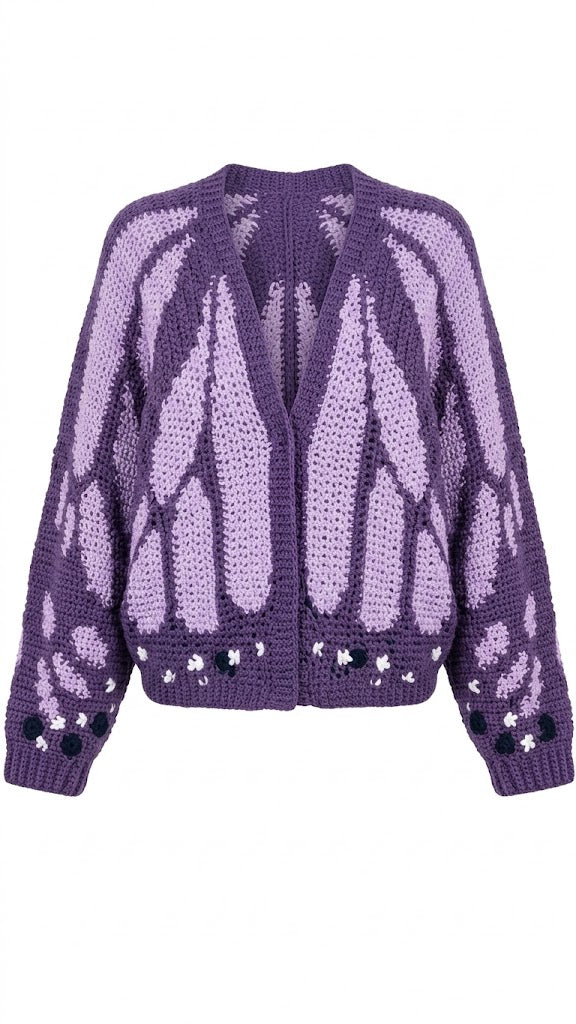 Butterfly Wing Chunky Knit