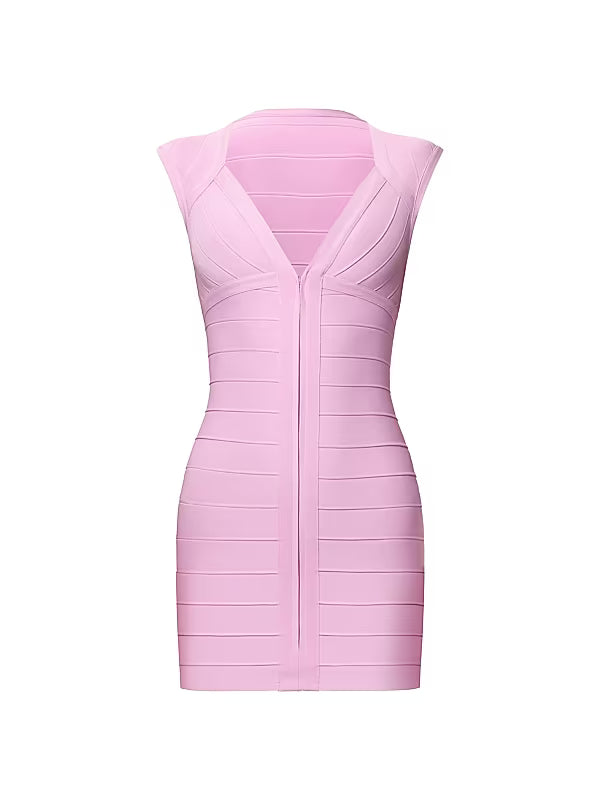 The Seraphina V-Neck Mini Dress