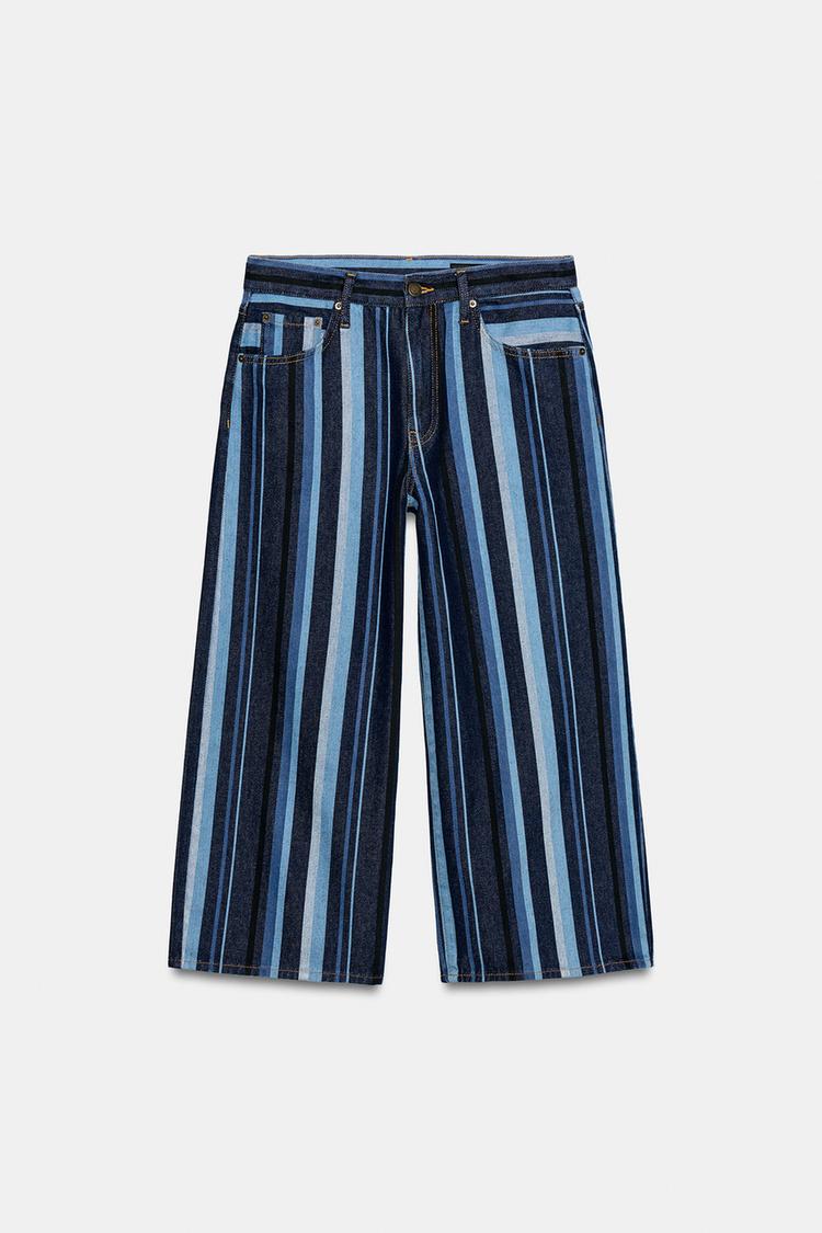 Ocean Gradient Striped Wide-Leg