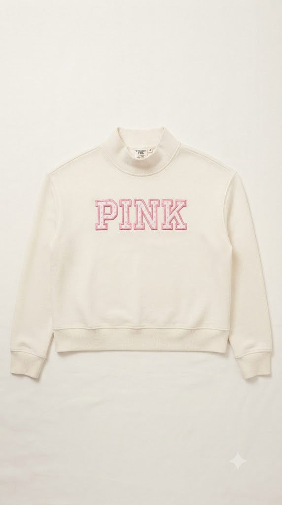 Vanilla Birch Varsity-Lettered Pullover
