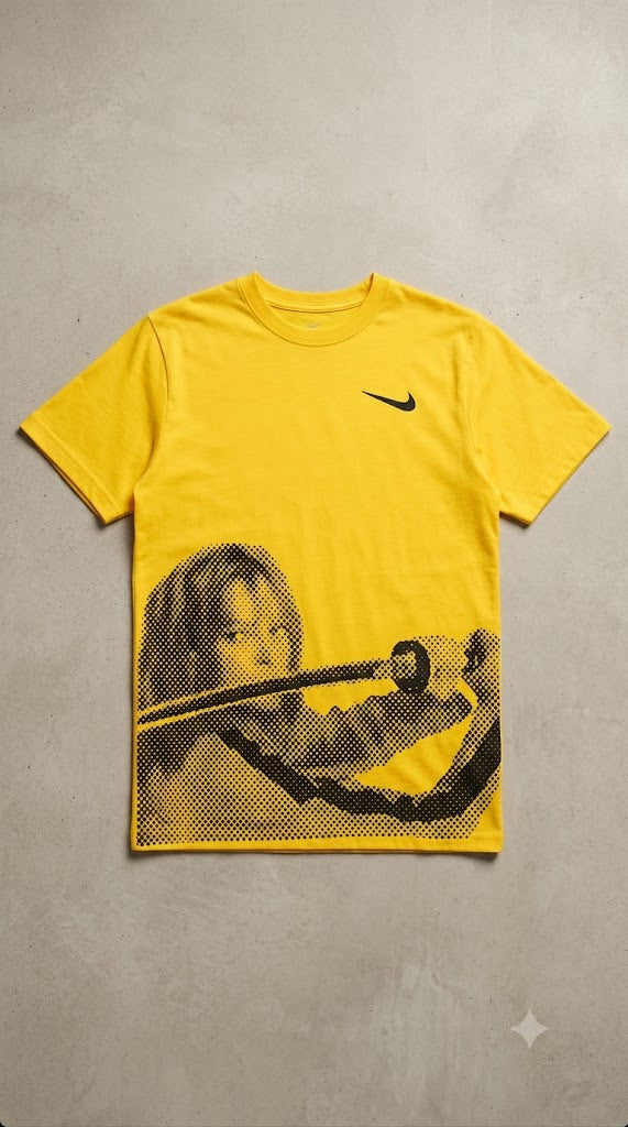 Solar Flare Katana Swoosh Tee