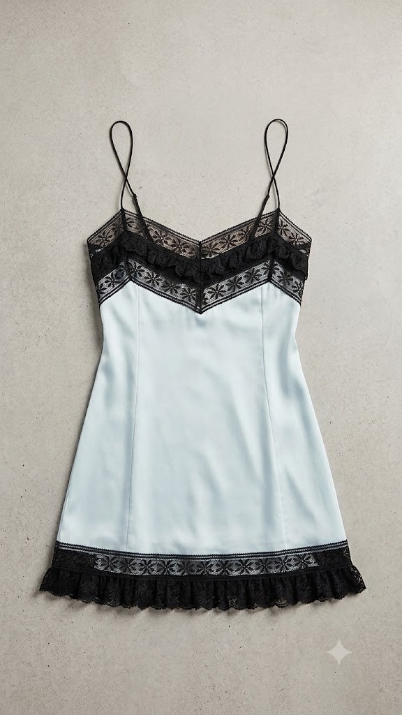 Femme Fatale Satin Slip Dress
