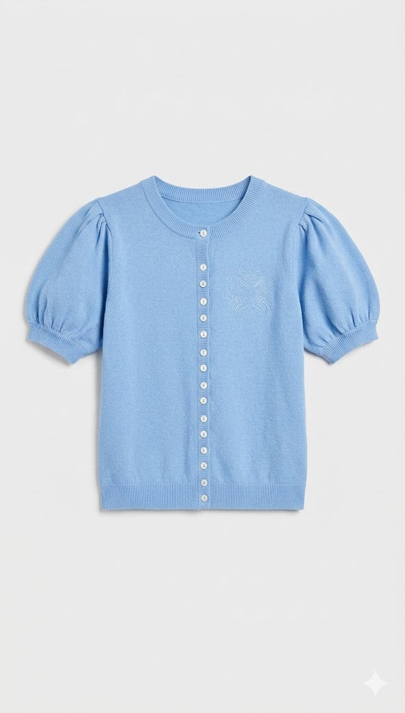 Maisie Short Sleeve Knit Cardigan