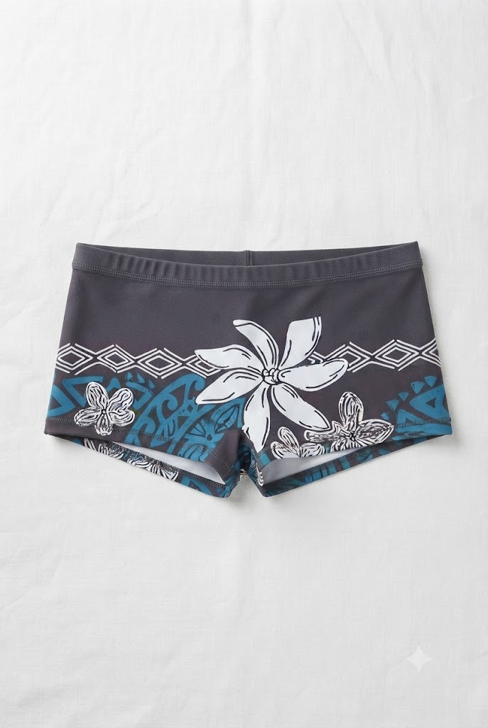 Tribal Wave Charcoal Surf Bottom