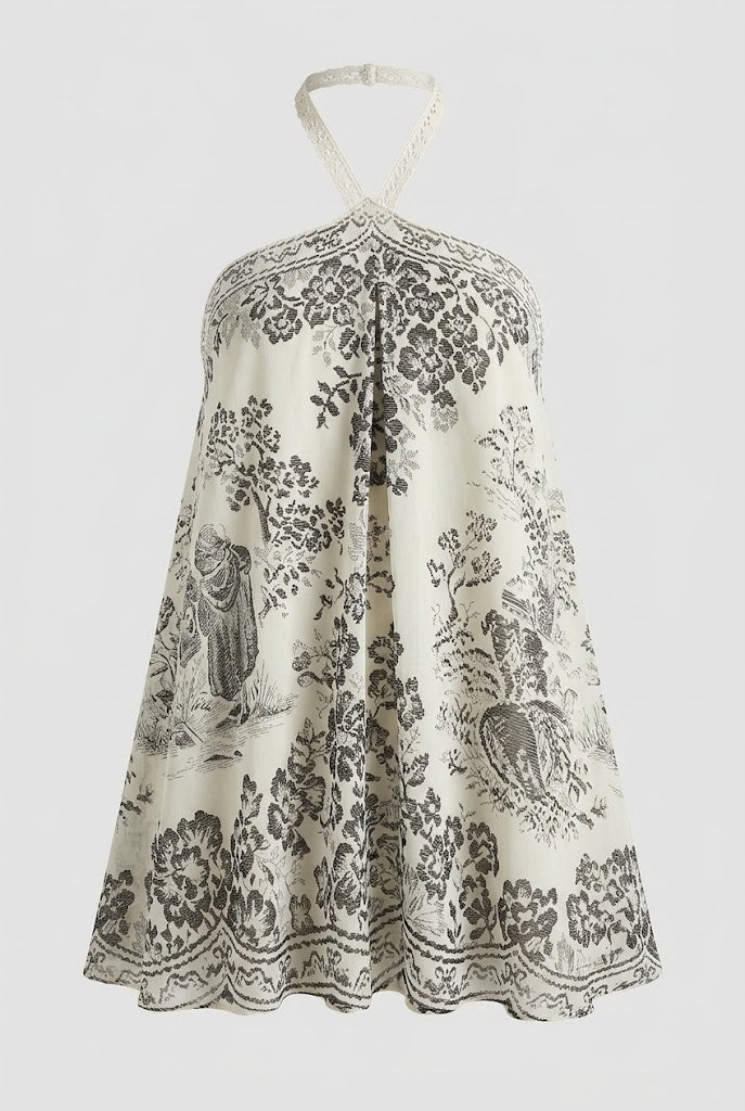 Riviera Lace-Strap Blouse