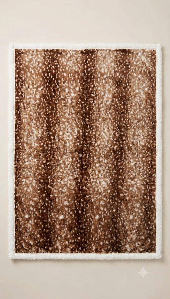 Winter Haven Deer Print Blanket