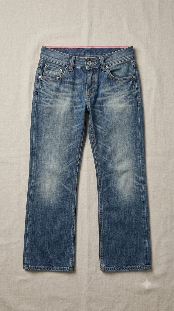 Retro Fade Straight Leg