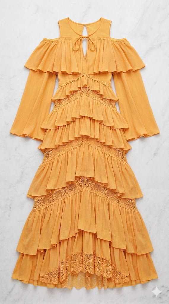 Honeycomb Maxi Dress