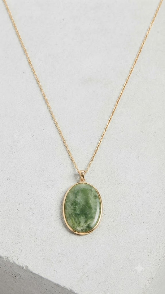 The Ethereal Sage Cabochon Pendant