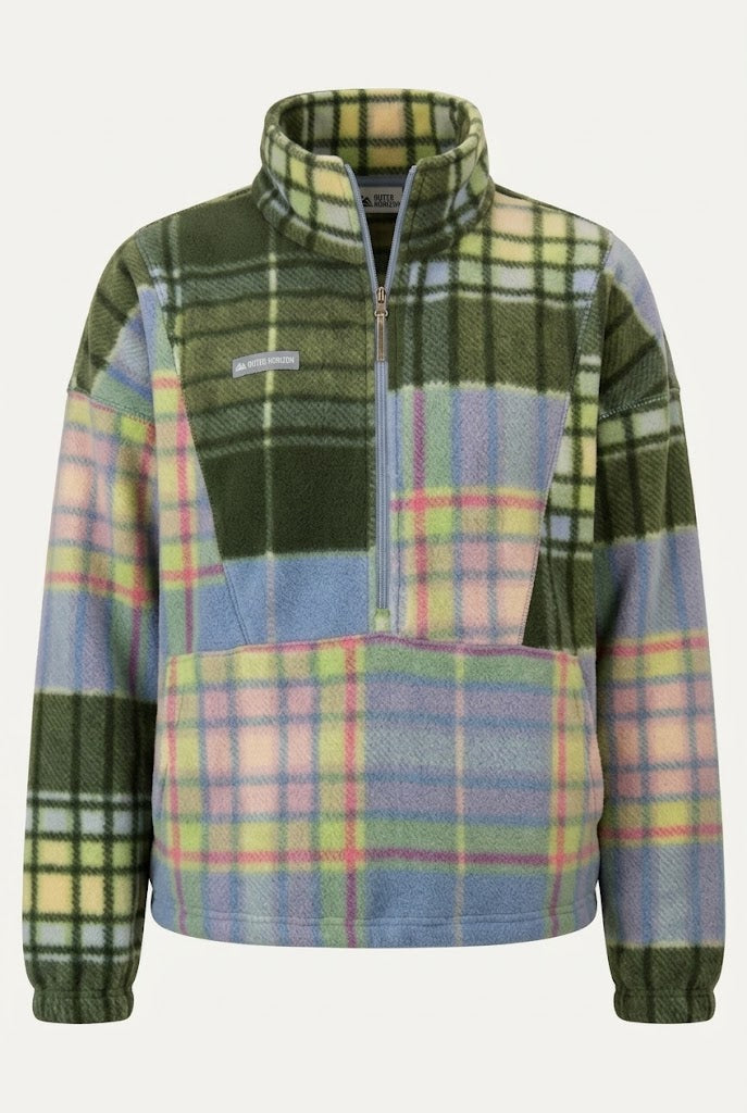 Patchwork Tartan Fleece