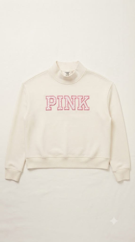 Vanilla Birch Varsity-Lettered Pullover