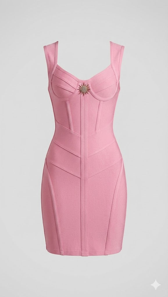 Solaris Paneled Bodycon Dress