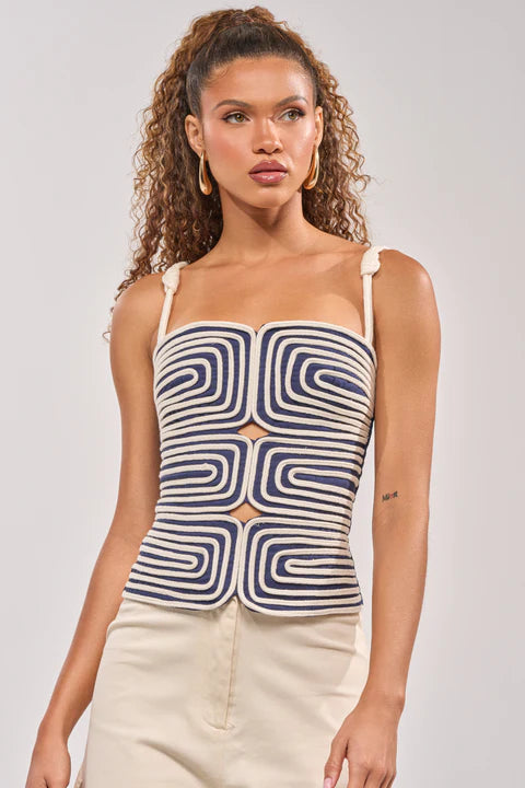 Aura Sculpted Corded Corset