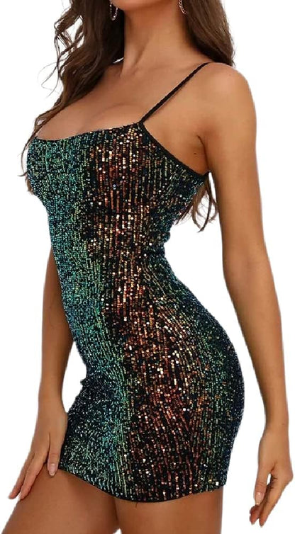Sparkle Sequin Mini Dress
