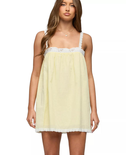 Hipla Contrast Lacey Cotton Dress
