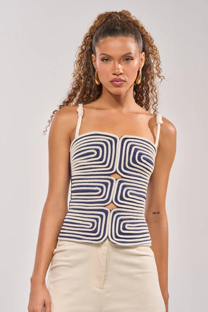 Aura Sculpted Corded Corset