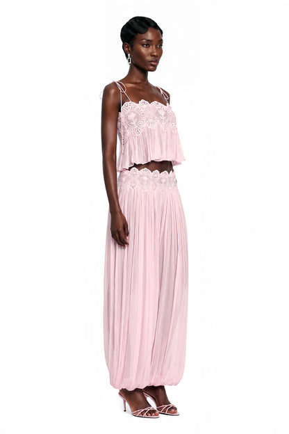 Ethereal Blush Lace Co-ord