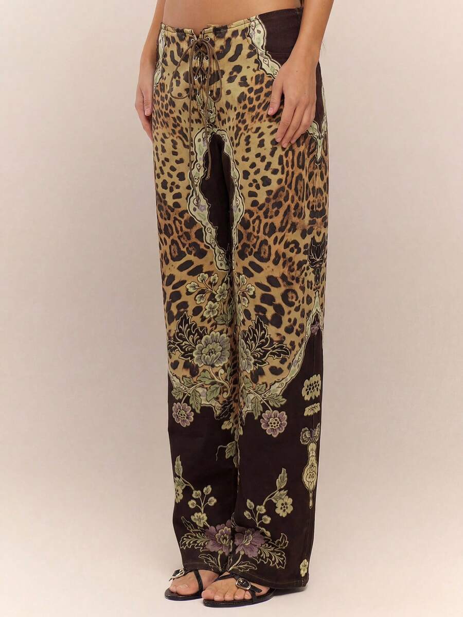 Safari Mirage Lace-Up Trousers