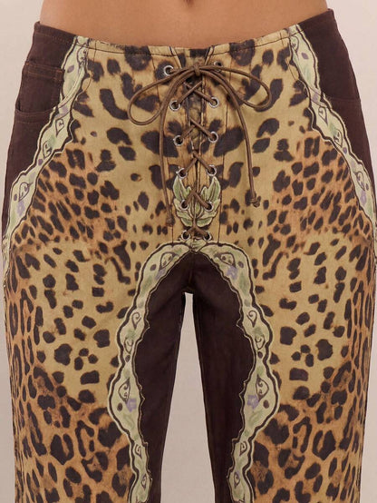 Safari Mirage Lace-Up Trousers