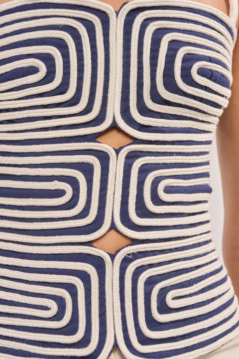 Aura Sculpted Corded Corset