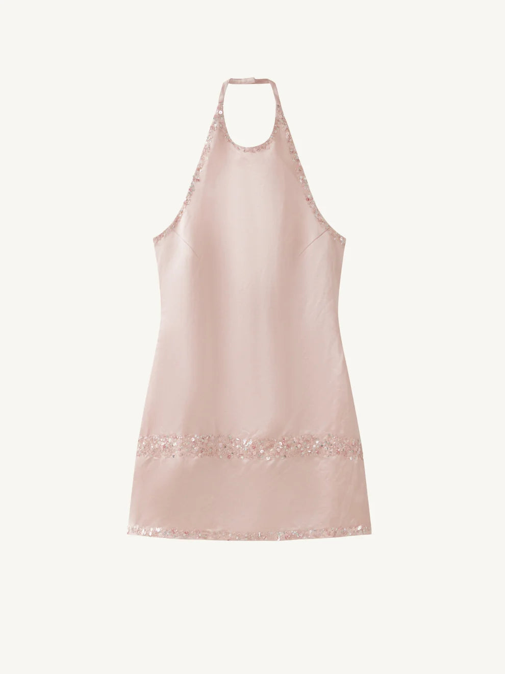 Priscilla Pastel Sequin Halter