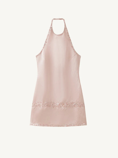 Priscilla Pastel Sequin Halter