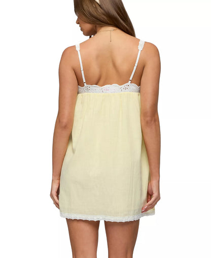 Hipla Contrast Lacey Cotton Dress