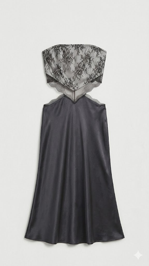 Obsidian Satin Cutout Mini