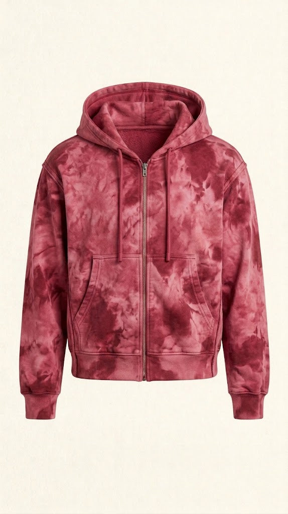 Sun-Faded Zip Hoodie