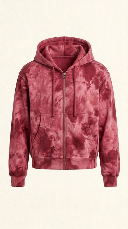 Sun-Faded Zip Hoodie