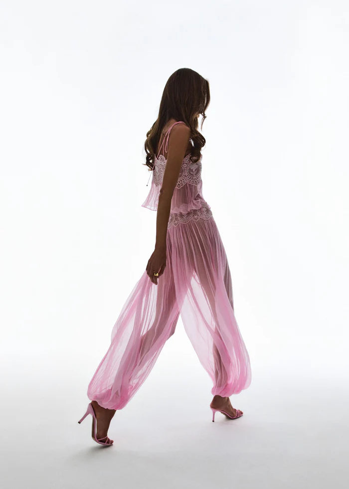Zaria Flowy Chiffon Lounge Set