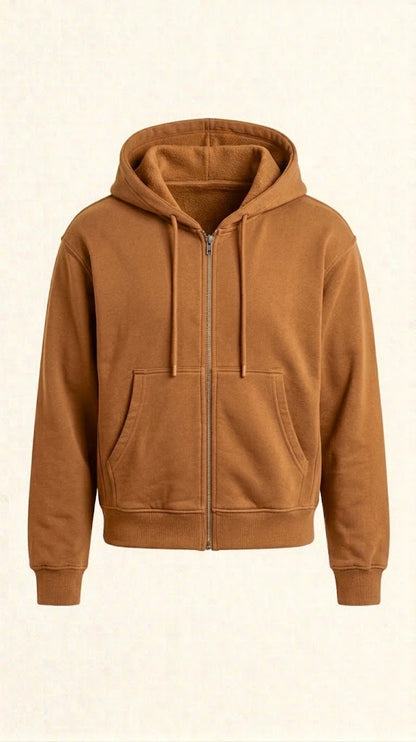 Sun-Faded Zip Hoodie