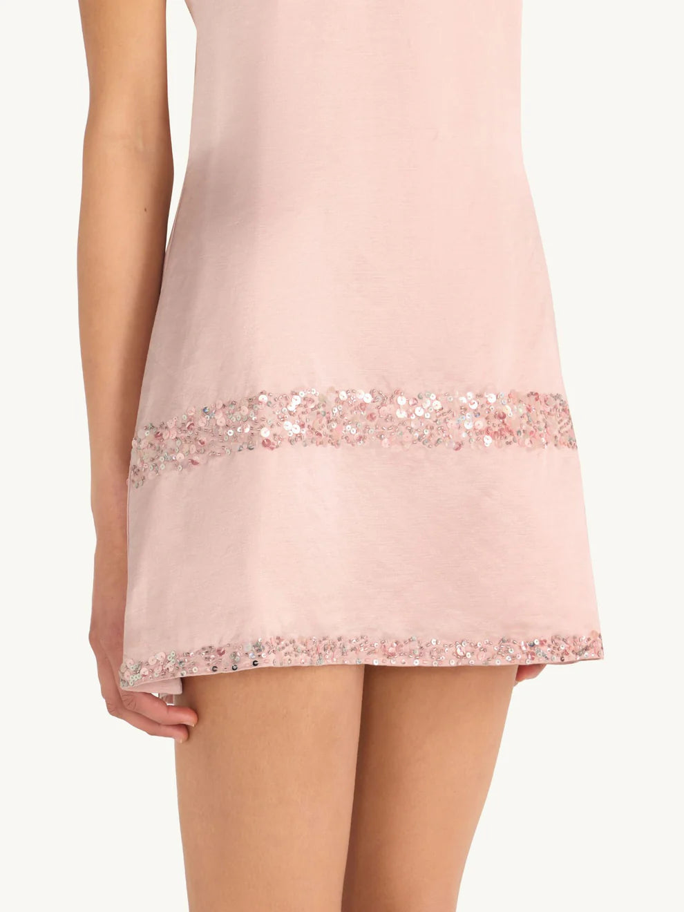 Priscilla Pastel Sequin Halter