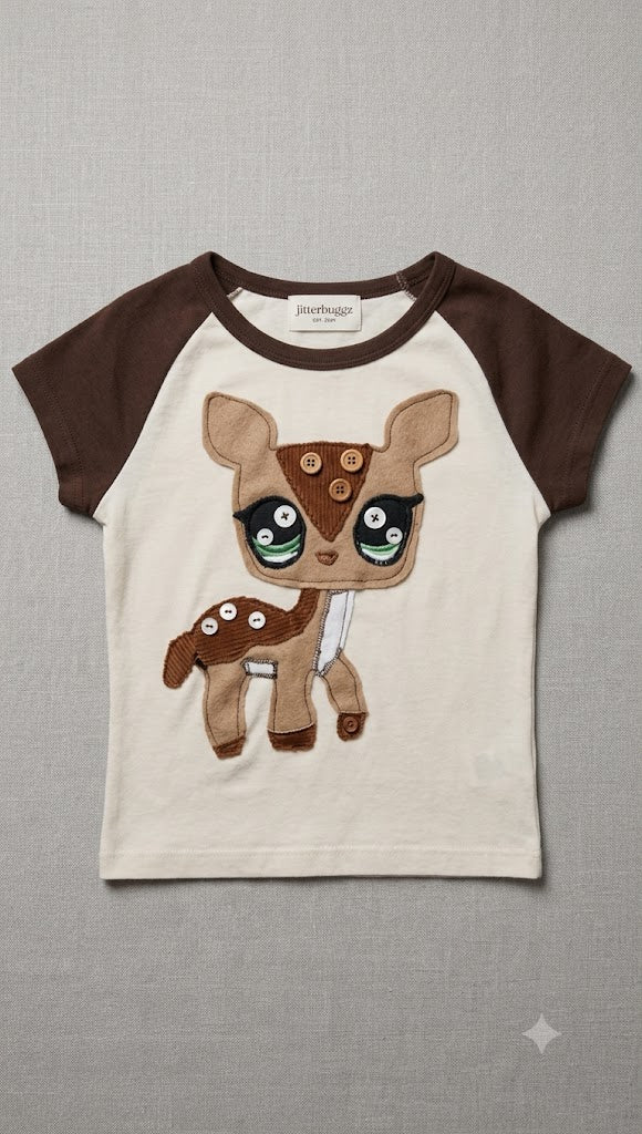 The Button-Accented Doe Baseball Shirt