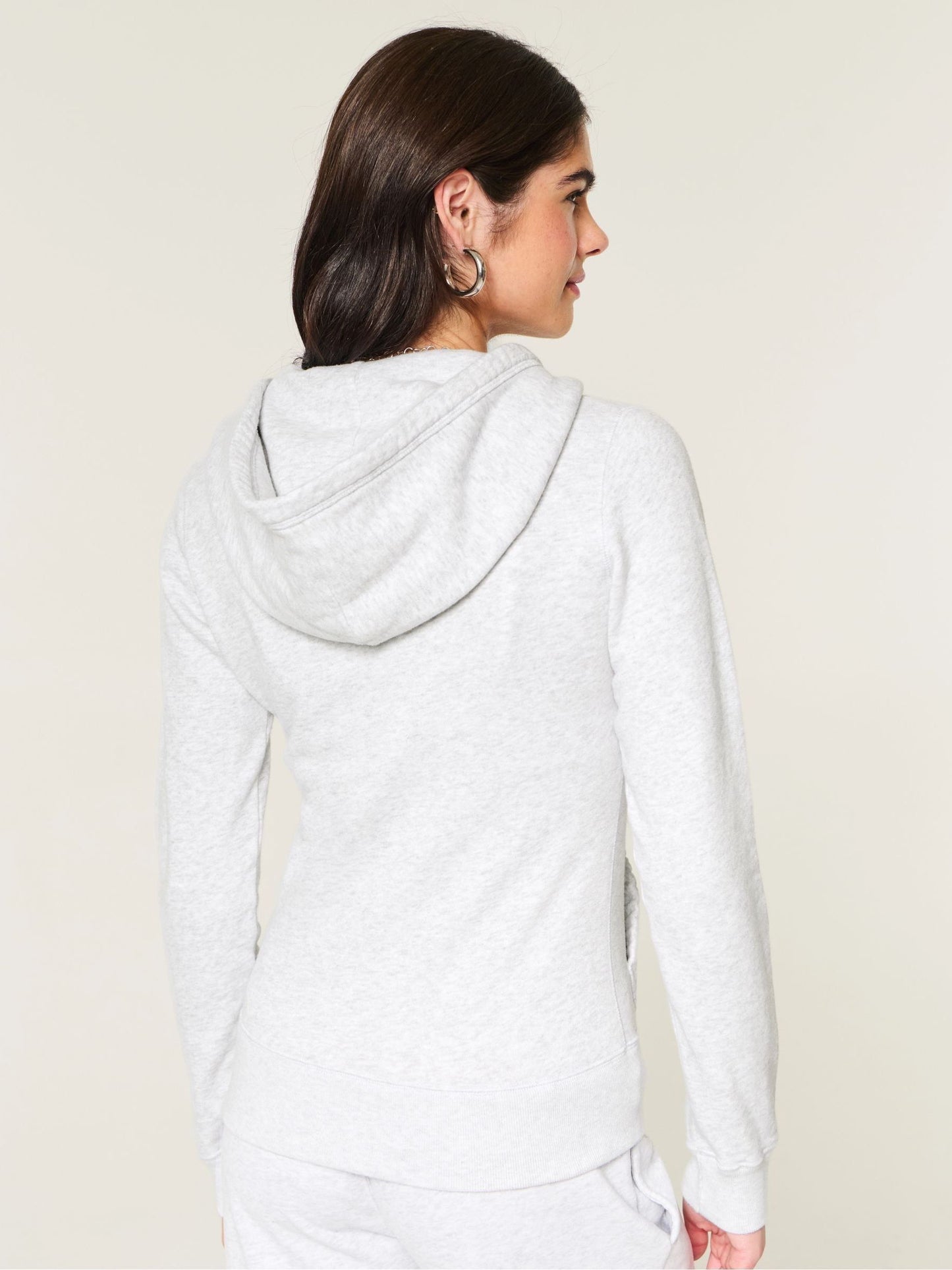 Chrysalis Embroidered Slouchy Zip Hoodie