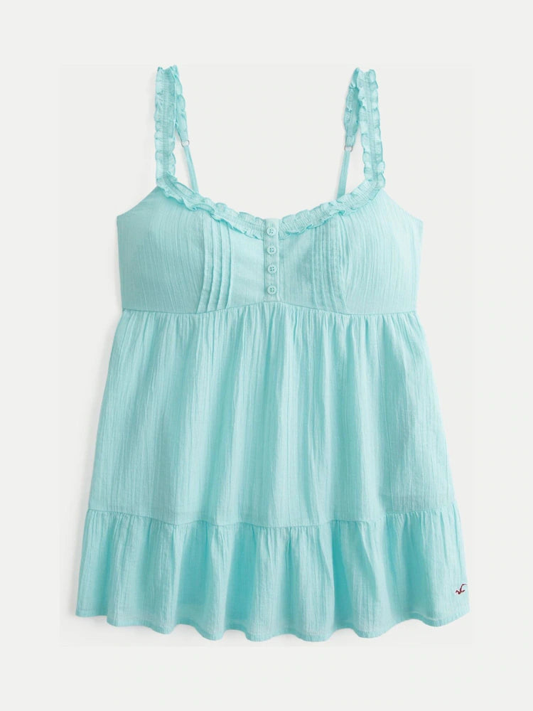 Isla Tiered Pintuck Cami Top