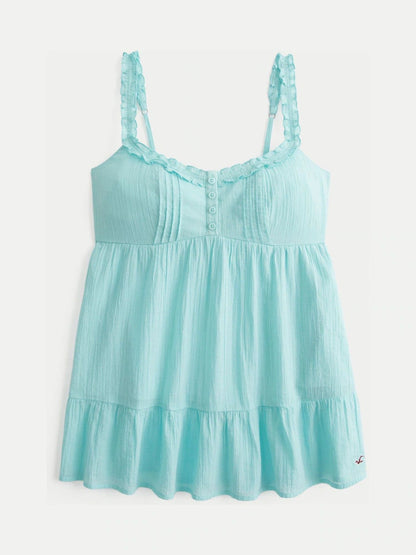 Isla Tiered Pintuck Cami Top