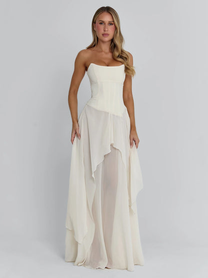 Dreamscape Sheer Layered Maxi Dress