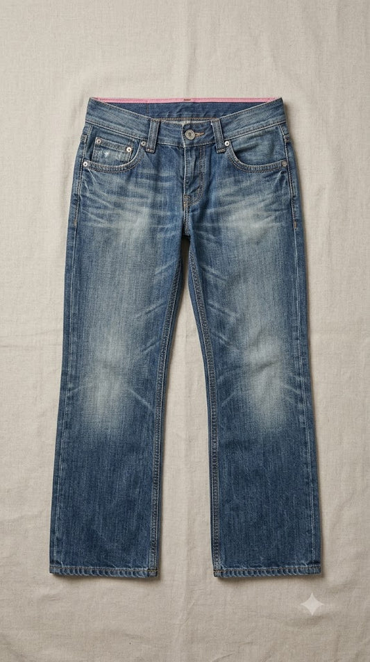 Retro Fade Straight Leg