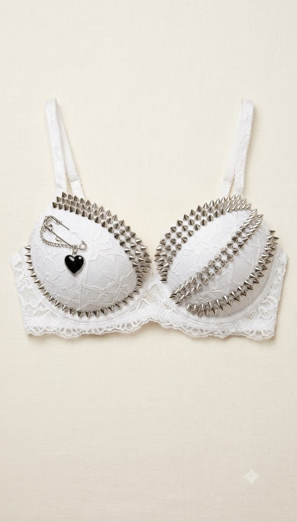Hardcore Romance Embellished Bra