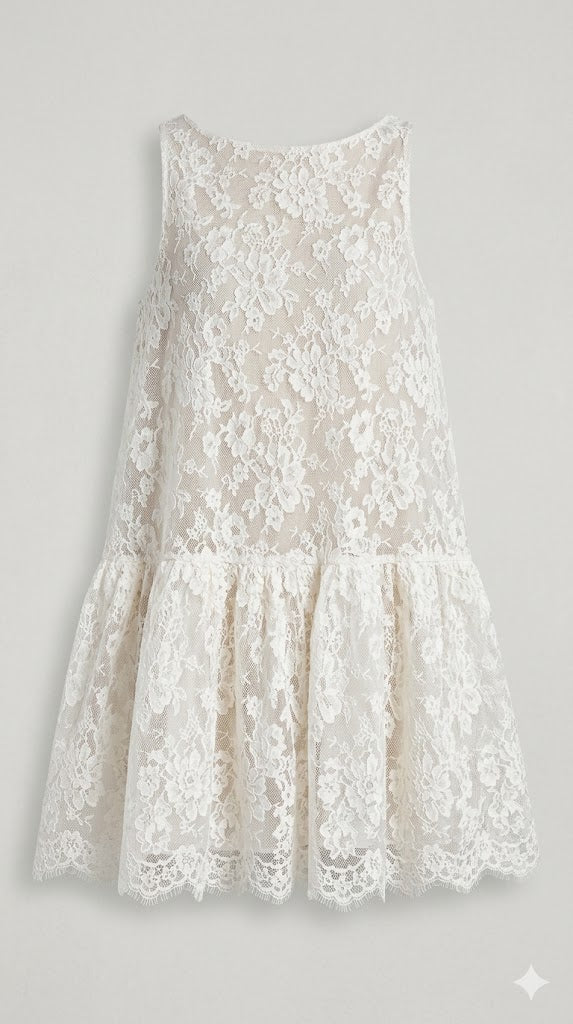 Fleur Corded Lace Mini Dress