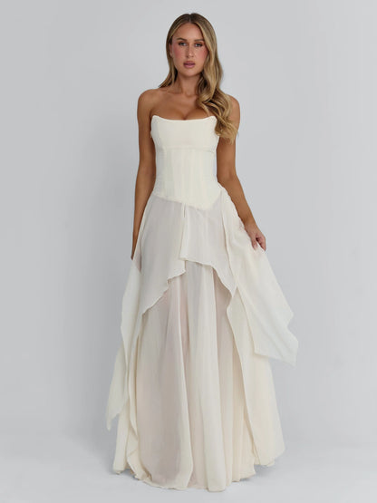 Dreamscape Sheer Layered Maxi Dress