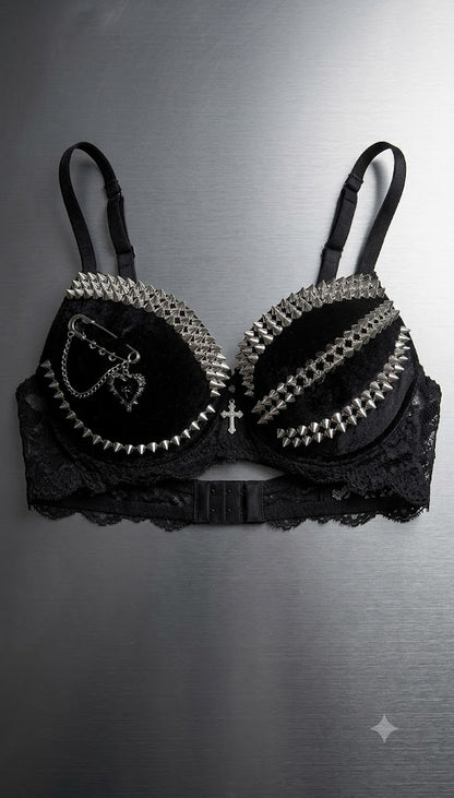 Hardcore Romance Embellished Bra