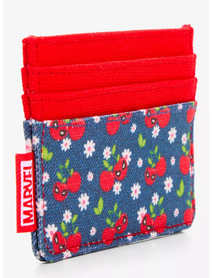 Spiderman Blossom Denim Card Case