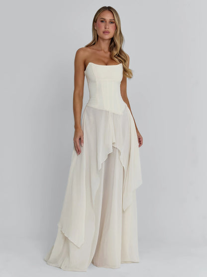 Dreamscape Sheer Layered Maxi Dress