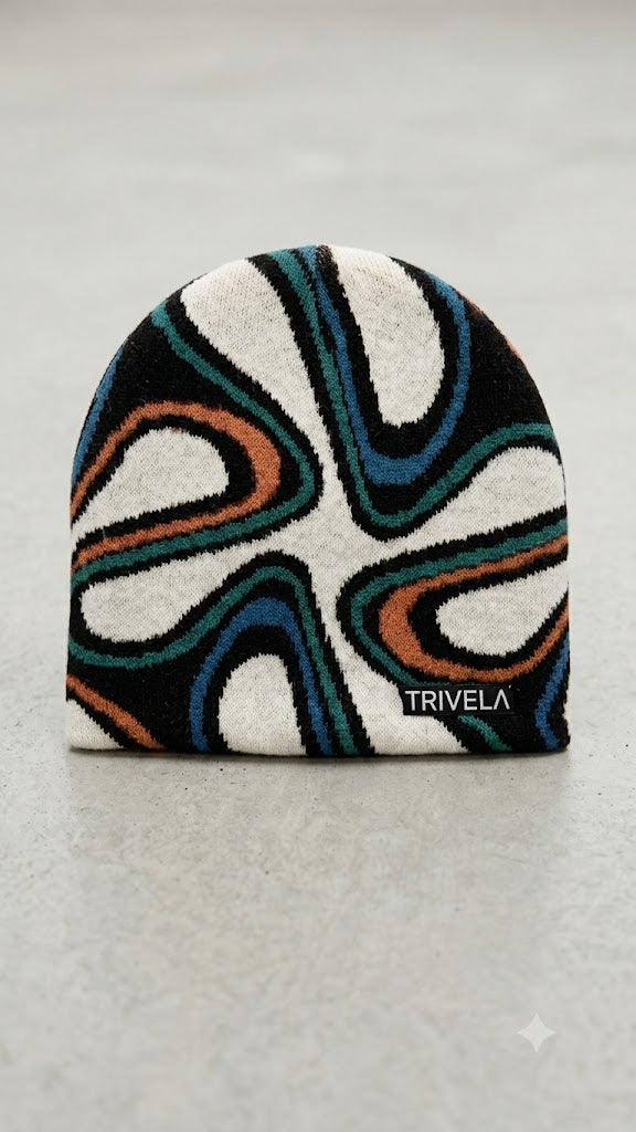 Trivela Retro Line-Art Beanie Collection