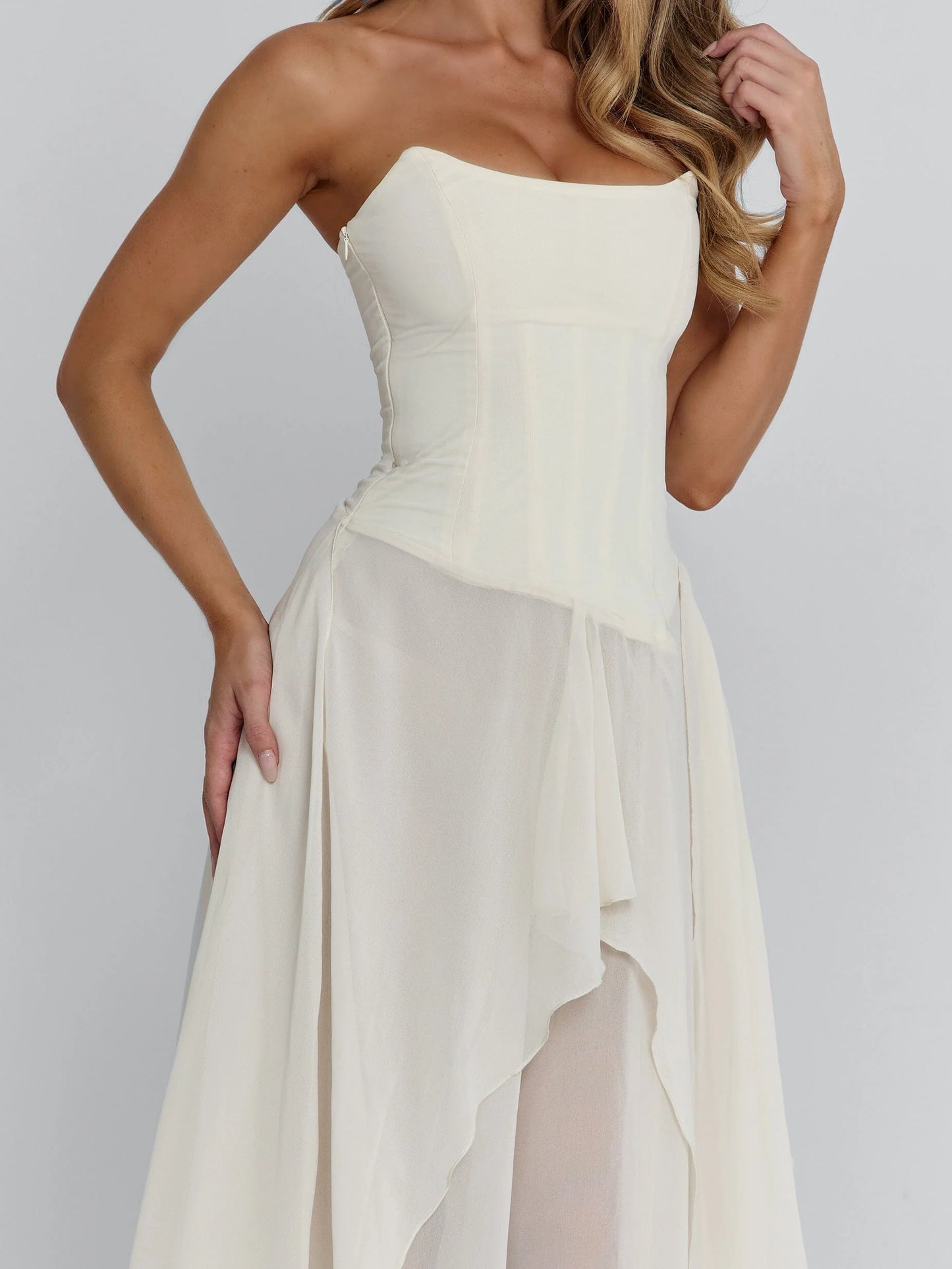 Dreamscape Sheer Layered Maxi Dress