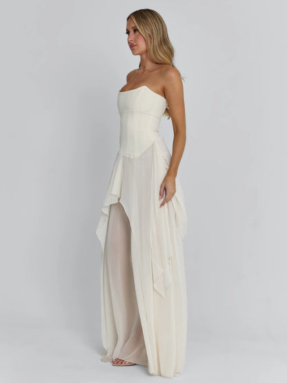 Dreamscape Sheer Layered Maxi Dress