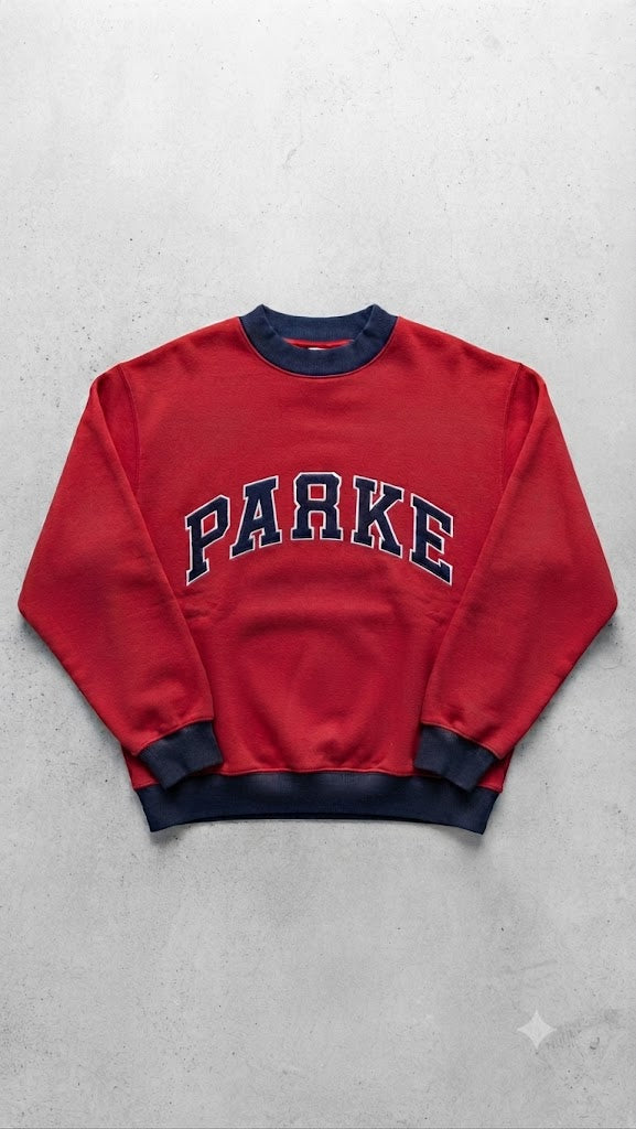 Parke Contrast-Rib Pullover