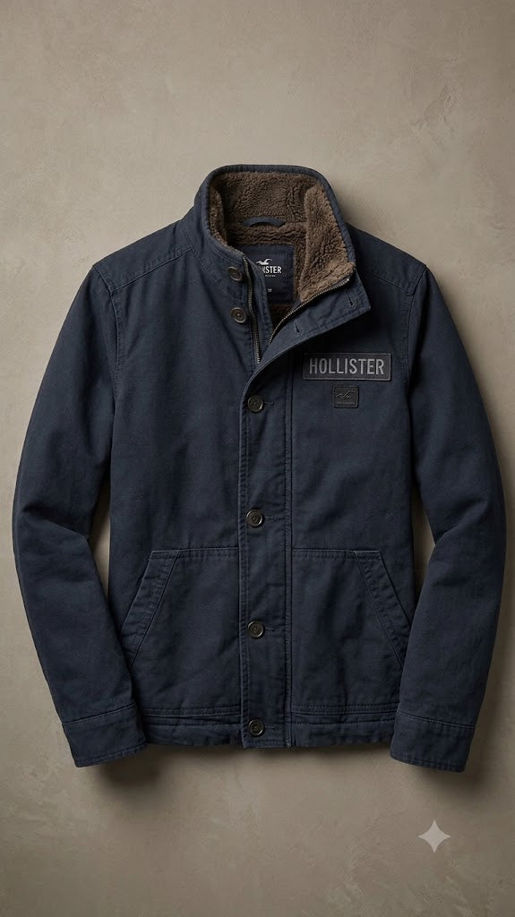 Sherpa-Trim Winter Utility Coat